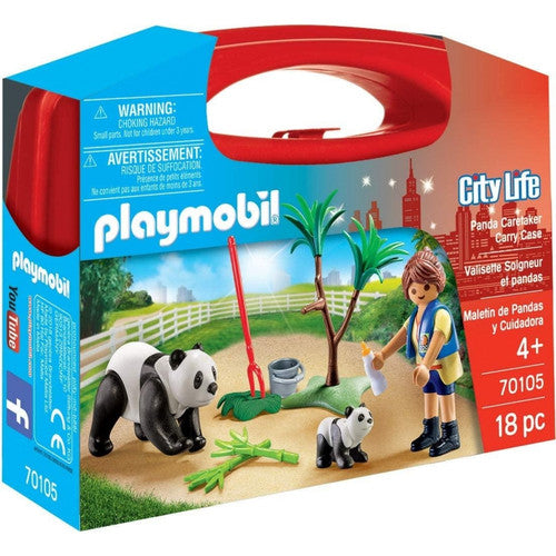 Playmobil Panda Caretaker Carry Case