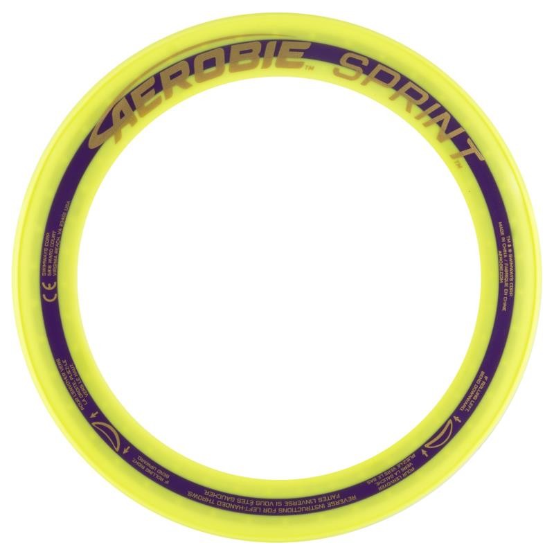 Aerobie Sprint Wow 10inch Frisbee Yellow