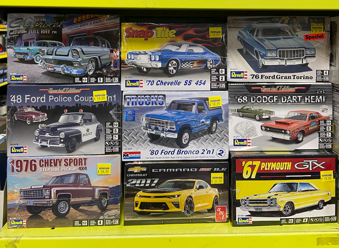 Large Range of Model Kits. Contact us for more information