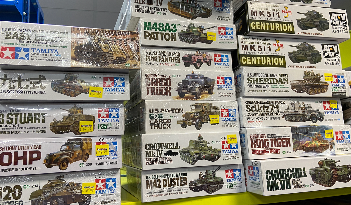 Large Range of Model Kits. Contact us for more information