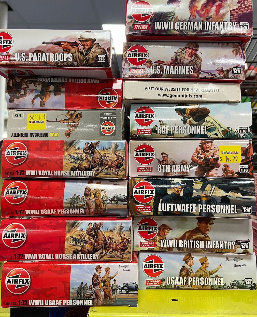 Large Range of Model Kits. Contact us for more information