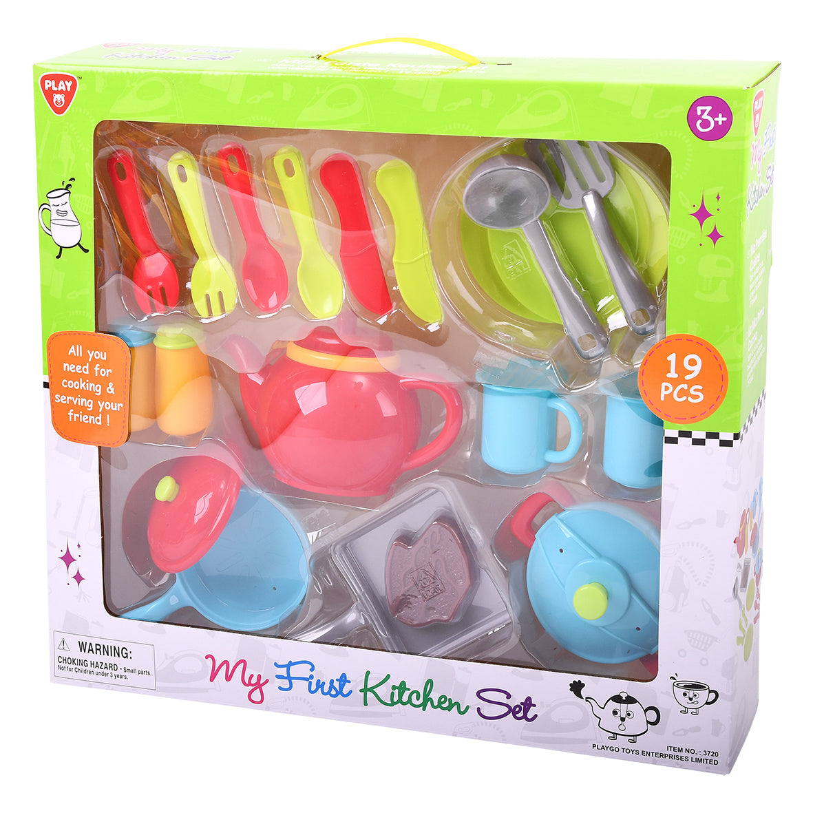 PLAYGO TOYS ENT. LTD.  My First Kitchen Set Plastic