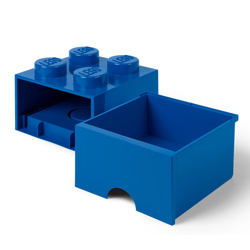 Lego Storage Drawer 4 Blue