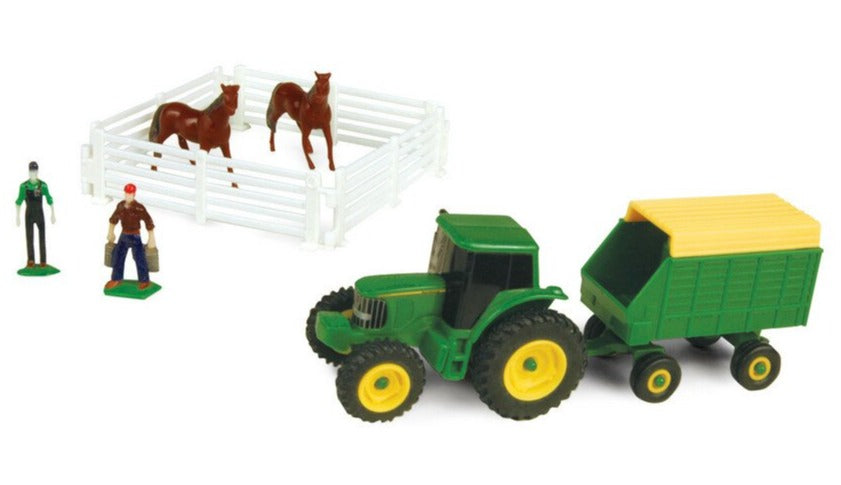 John Deere 10pc Carded Set - Farm Set Asstd