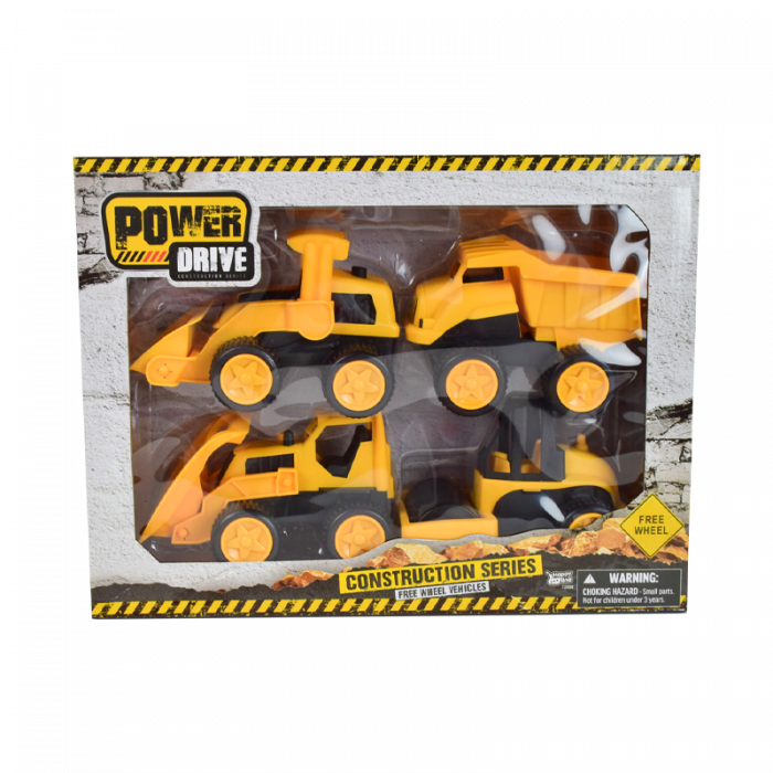 Power Drive Construction Vehicles Assorted