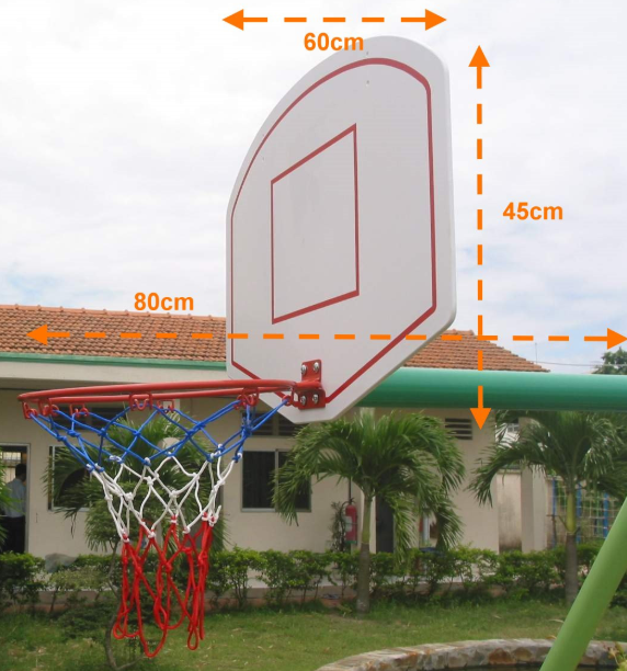 Basketball Hoop And Frame (Add To Swing)