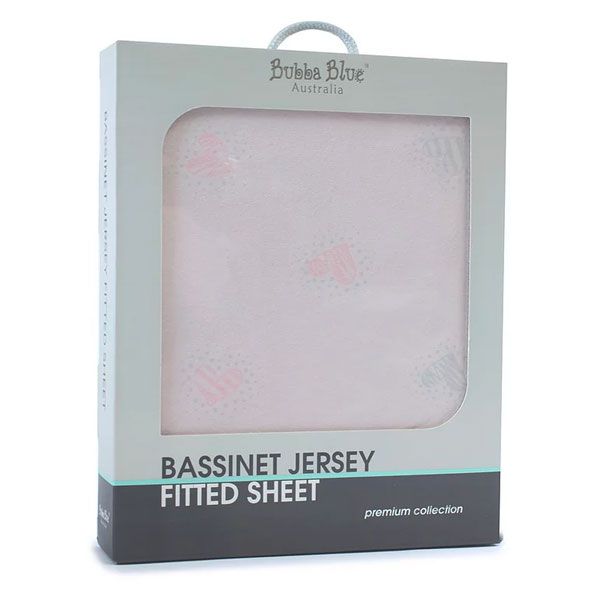 Bubba Blue Unicorn Bassinet Jersey Fitted Sheet