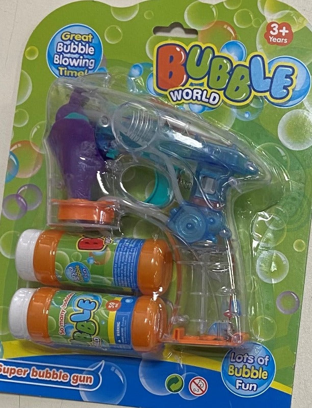 Battery Operated Bubble Gun Req 3 AA Batteries