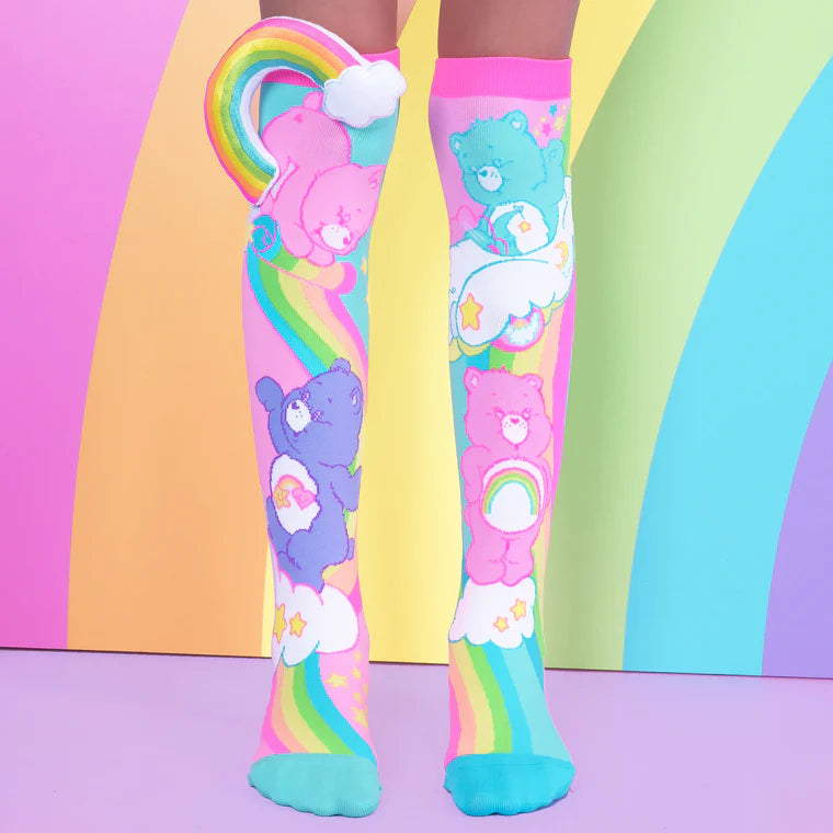 Mad Mia Socks Care Bears Rainbow Toddler Size
