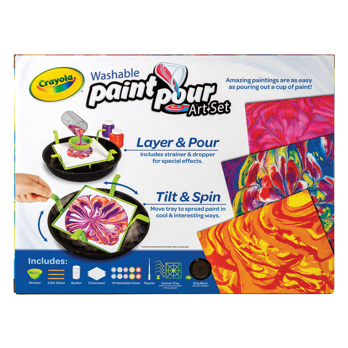Crayola Washable Paint Pour Art Set