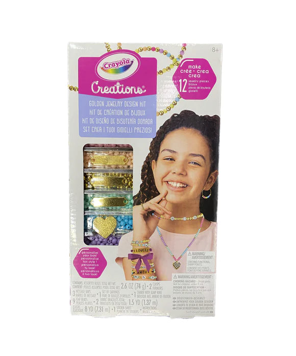 Crayola Creations Golden Jewellery Design Kit