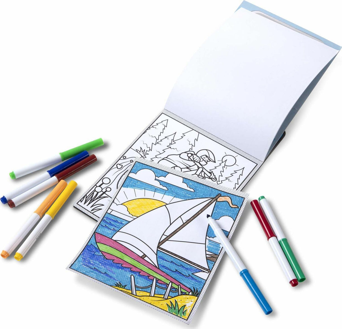 M&amp;D 30310 On The Go Adventure Colouring Pad - Magic pattern