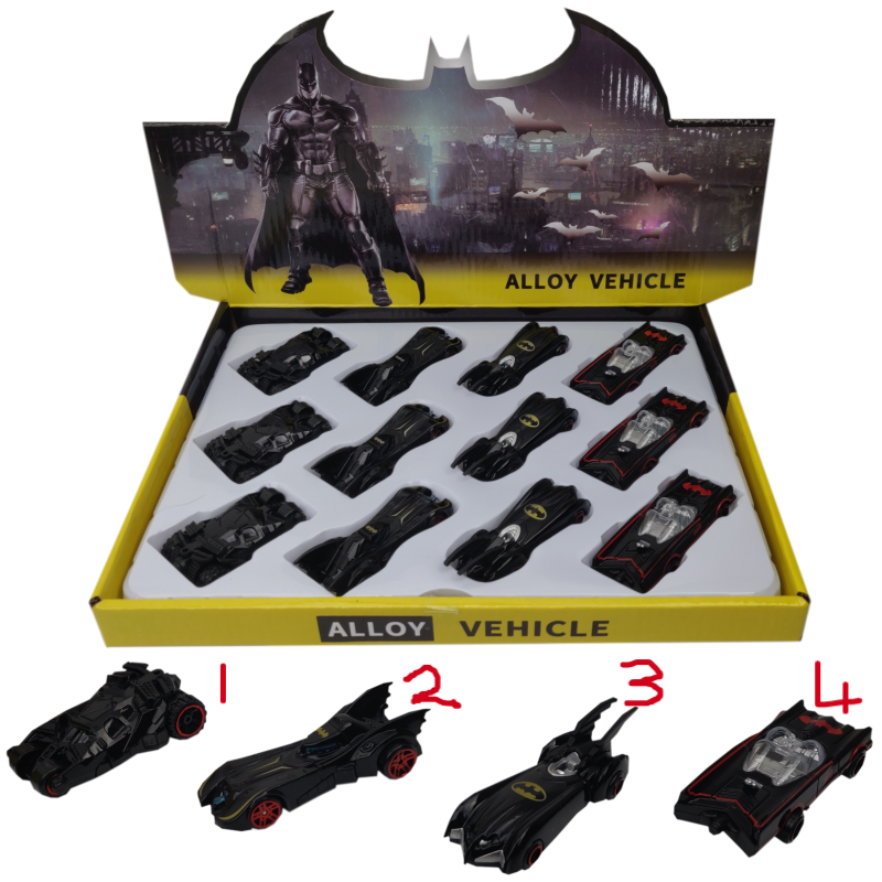 Diecast Mini Bat Car Assorted