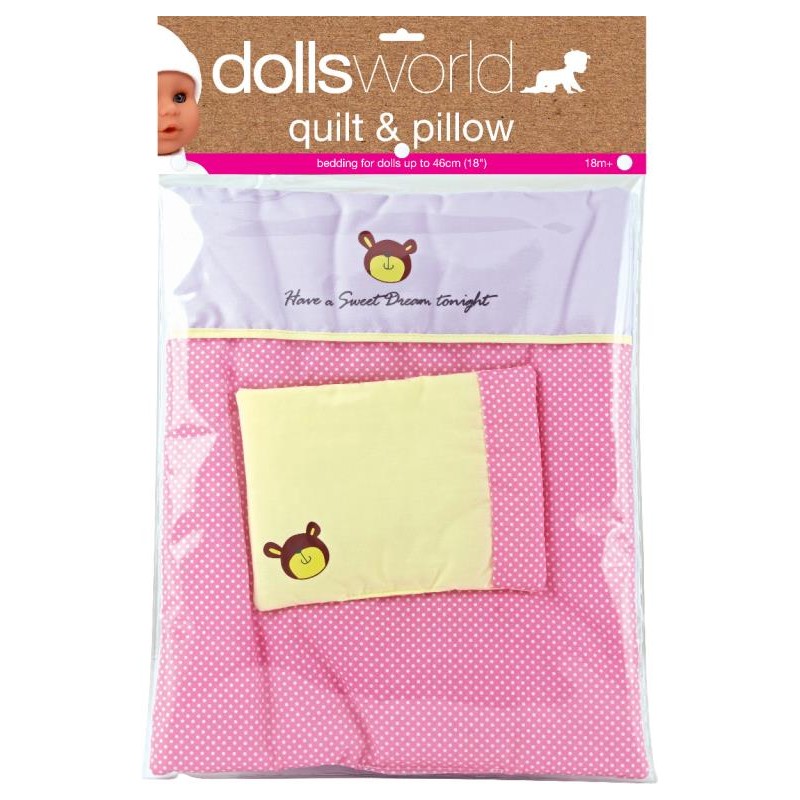 Dolls World Quilt &amp; Pillow Set