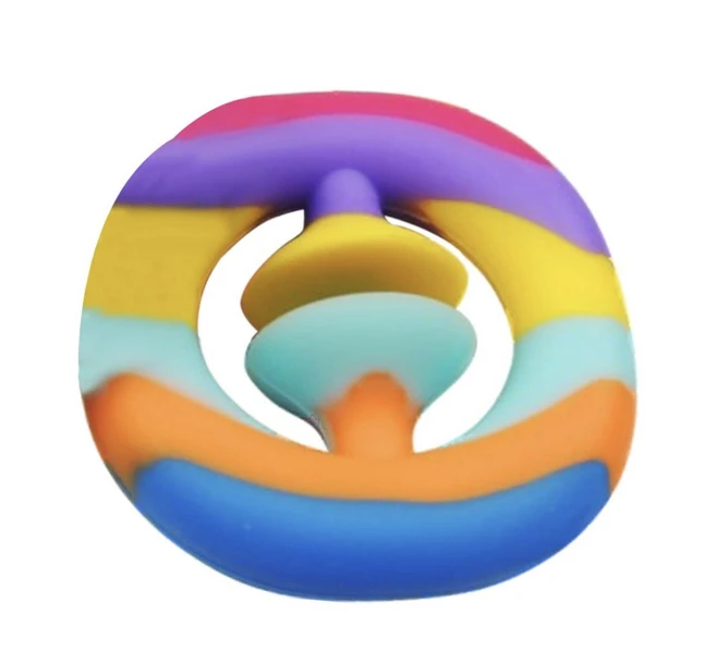 Snap and Pop Fidget Toy Rainbow