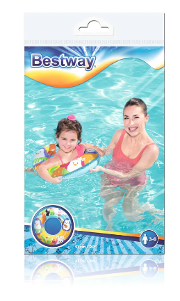 Bestway Sea Creature Swim Rings 51cm Assorted Designs