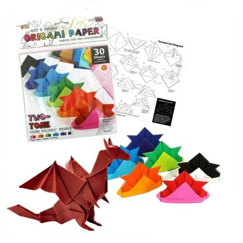 Origami Paper 30 Sheet Pk 17.5x 17.5cm