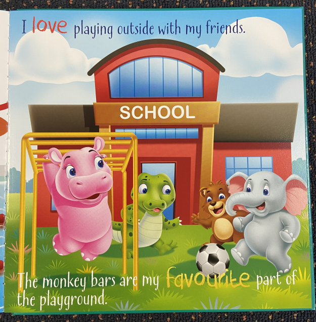 10 Things I Love About School Book