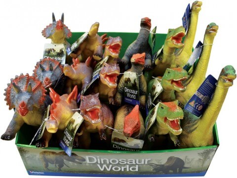 Peterkin Soft Touch Dinosaur World Animals Assorted