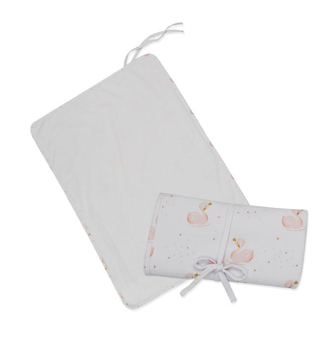 Living Textiles Travel Change Mat Swan