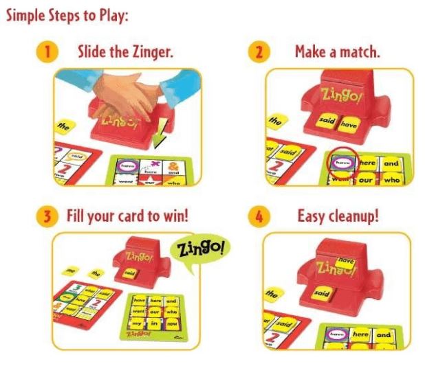 Thinkfun Zingo Sight Words game